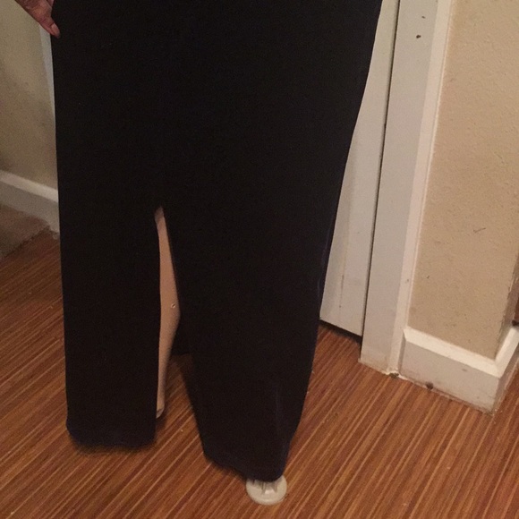 Velvet maxi dress - Picture 5 of 10